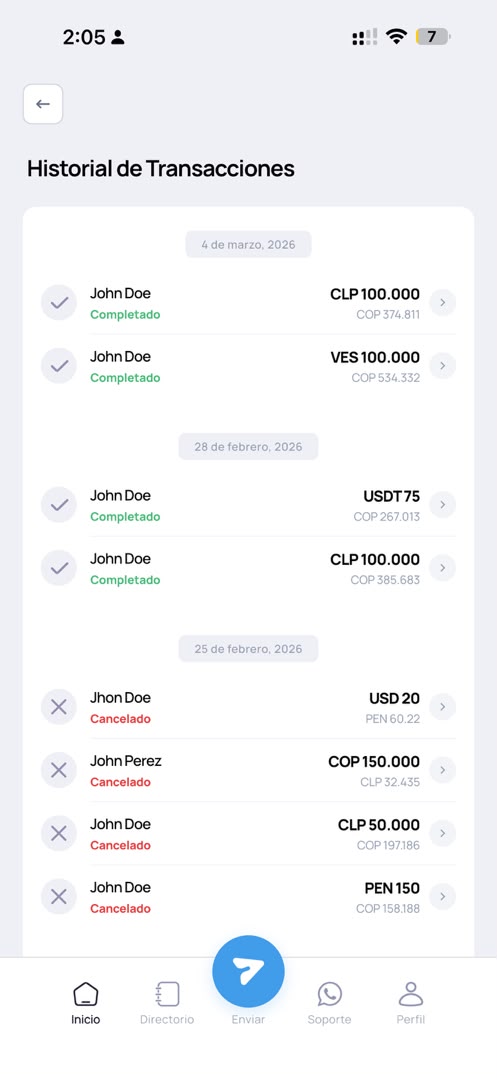 Mándale app